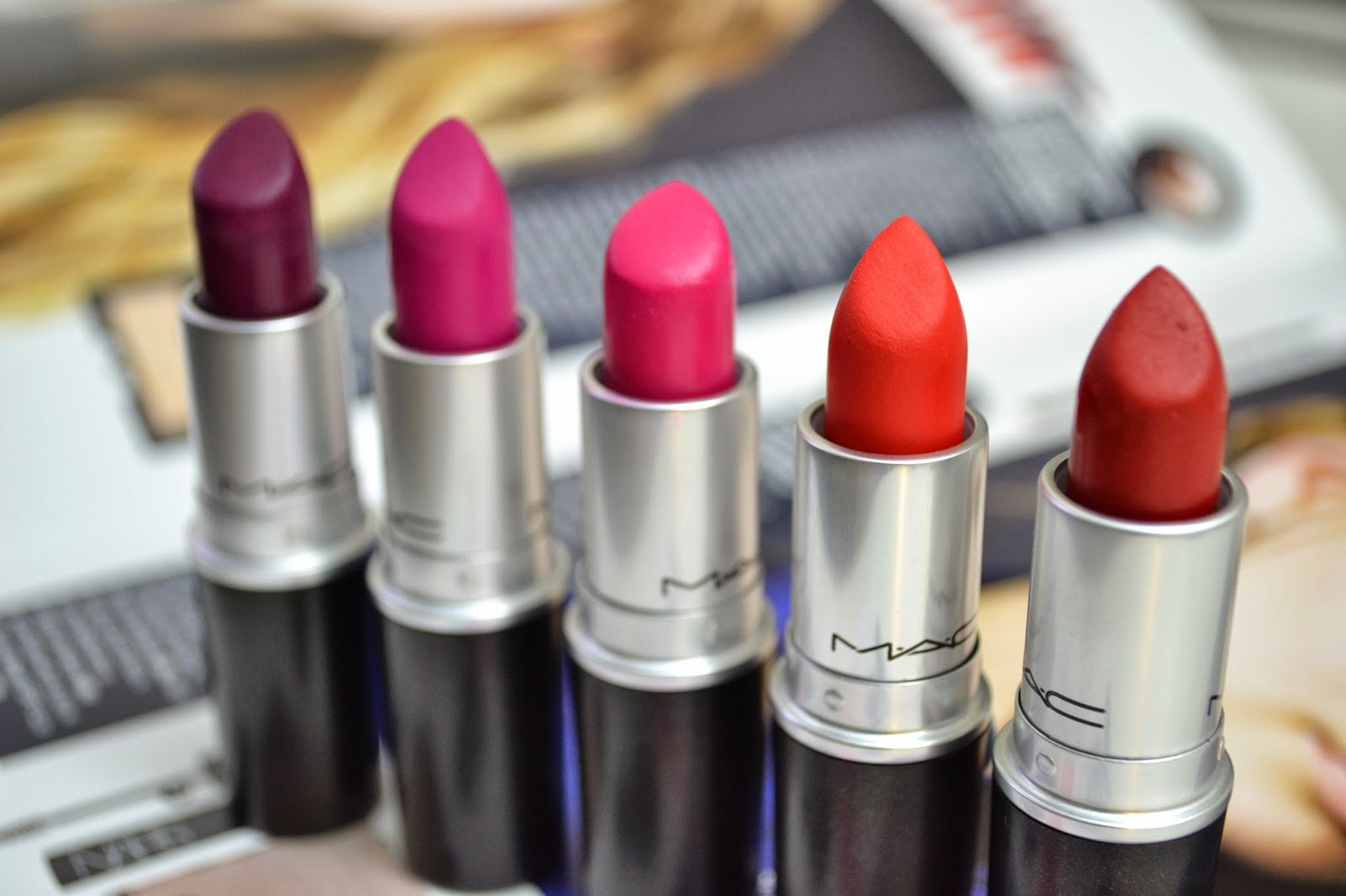 My Top 5 MAC Lipsticks.