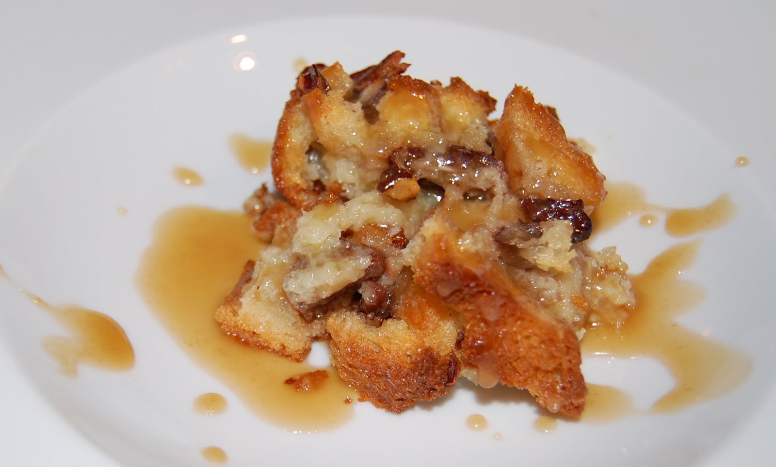 Eat What's On Your Plate Butterscotch Pecan Bread Pudding