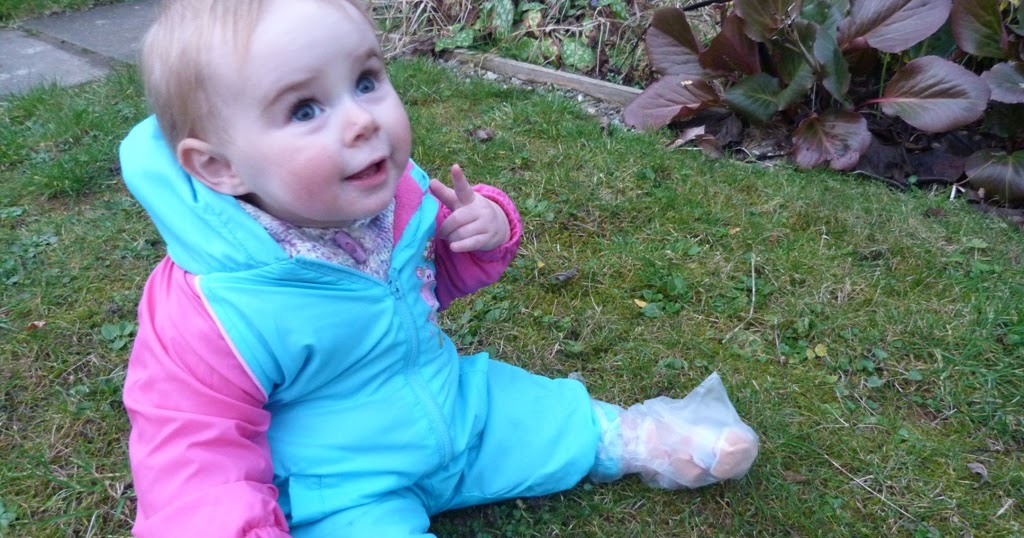 An English Homestead Plastic Bags On My Daughters Feet...