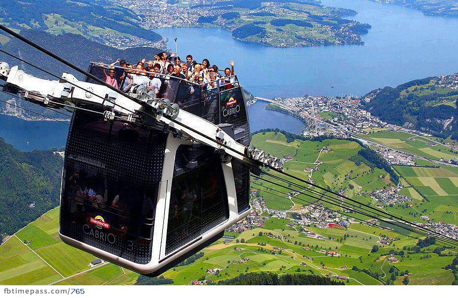 Cabrio Cable Car in Swiss Alps Must See how To?