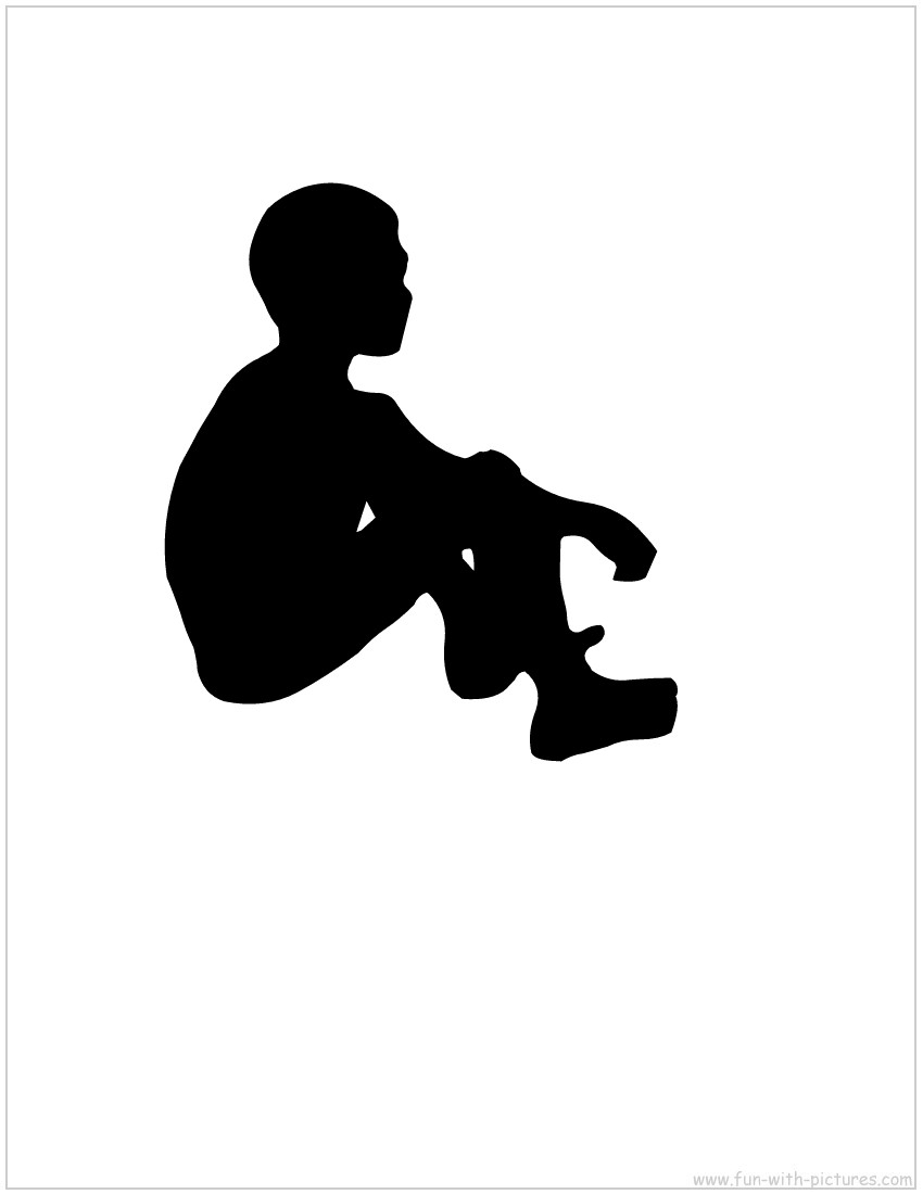 African Child Silhouette