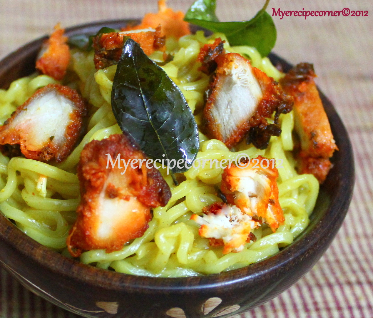 Mye's Kitchen Chicken Maggi Noodles Recipe Recipes with Maggi Noodles.