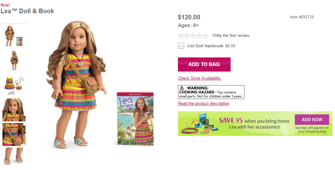 american girl lea clark collection