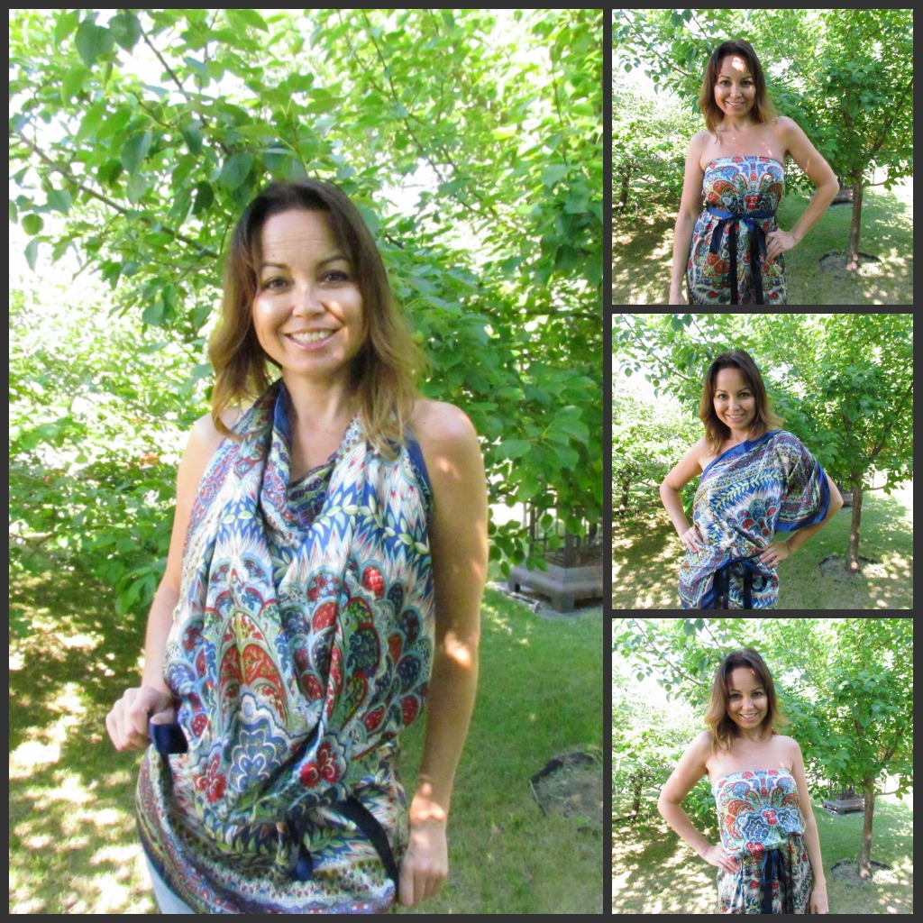 Etcetorize Endless Options Scarf Top