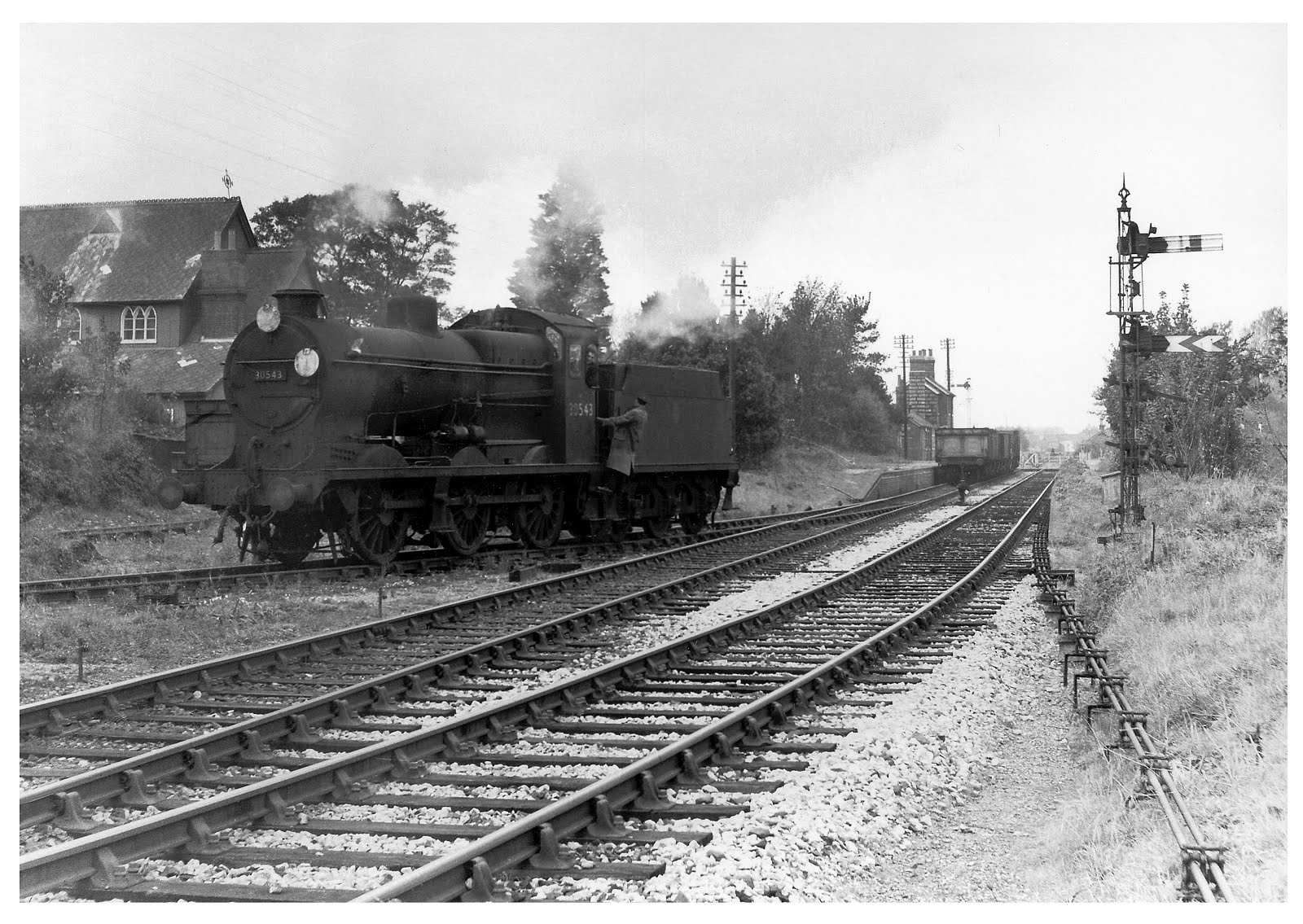 Working the end of the Lee line 1958