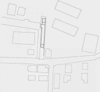 Shiga Narrow Urban Promenade House Design With Concrete Walls And Upper Bridge Shiga Narrow Urban Promenade House Design With Concrete Walls And Upper Bridge
