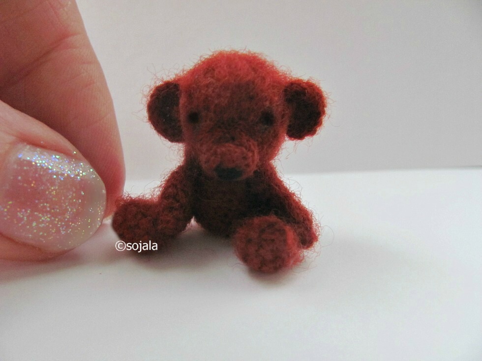 Tiny Teddy Bear ~ Amigurumi To Go