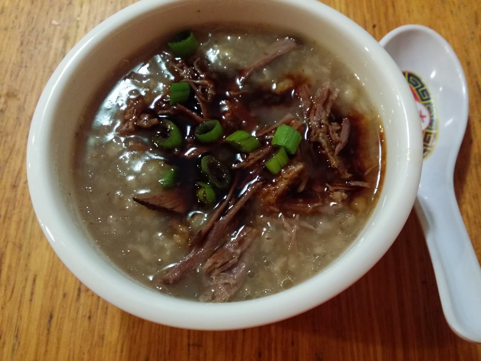 It's All About to Happen Brown Rice Beef Congee