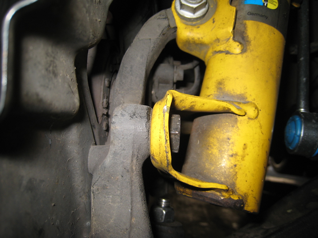 M3 PINK E36 M3 Setting More Front Static Camber With Shims