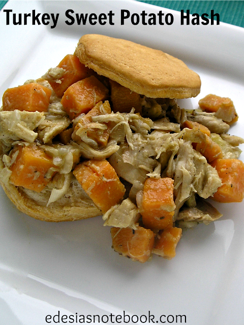 Thanksgiving Leftovers: Turkey Sweet Potato Hash ~ Edesia's Notebook