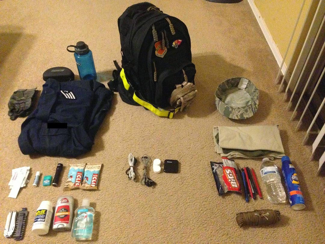 Every Day Carry Bag Dump Contest B.T.'s Backpack