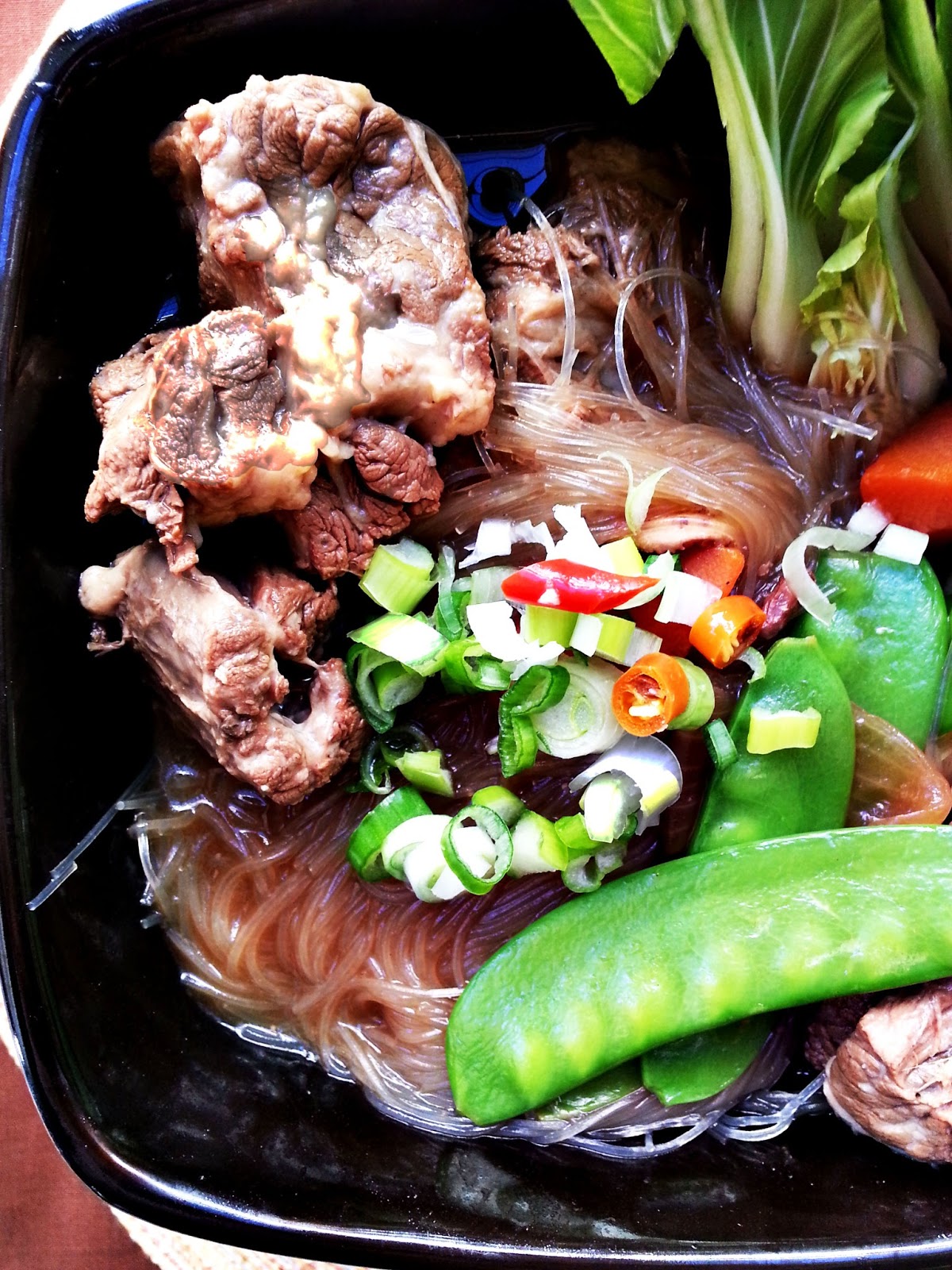 Oxtail Stew with Glass Noodles Cherry on my Sundae