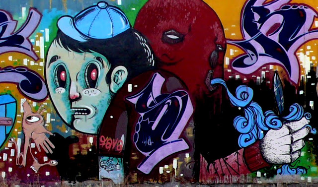 street art in santiago de chile barrio patronato and bellavista arte callejero by faya