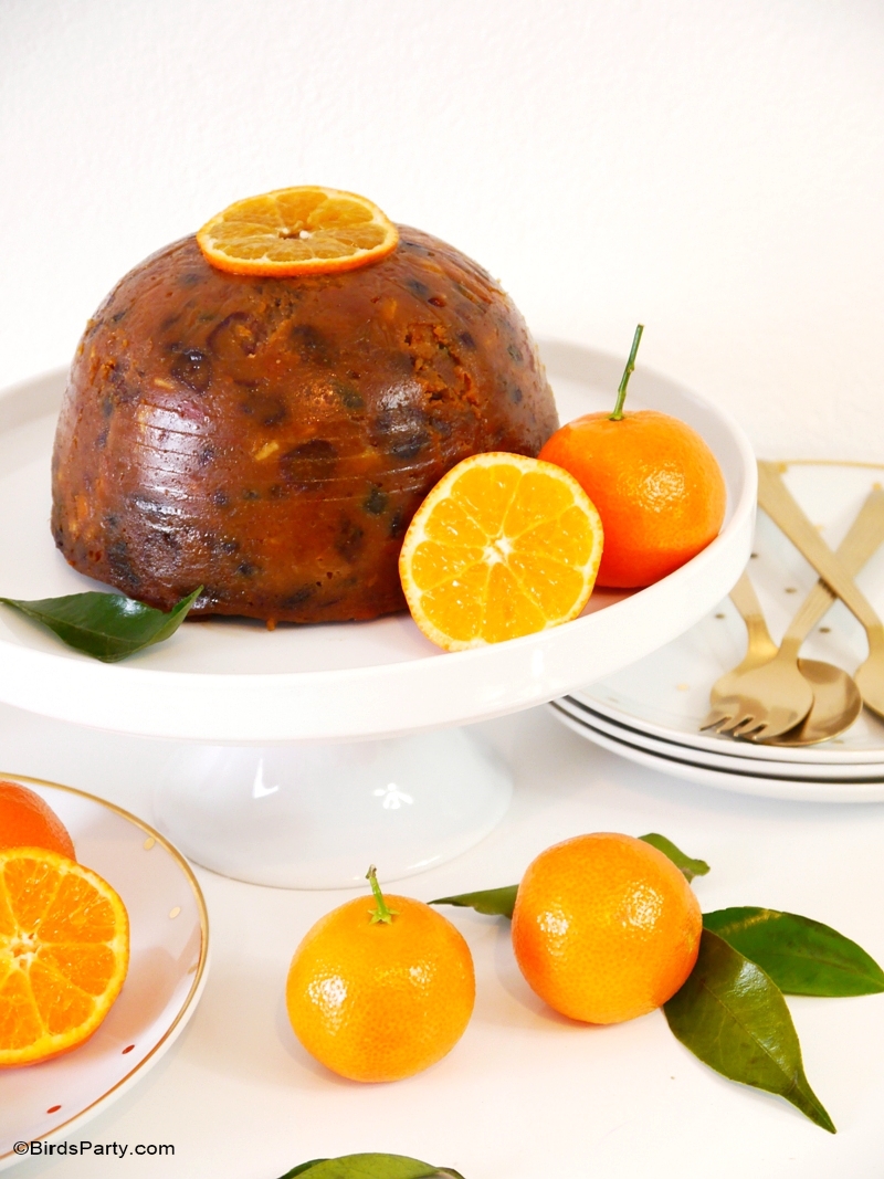 Fruity & Boozy British Christmas Pudding Recipe | Party Ideas | Party ...