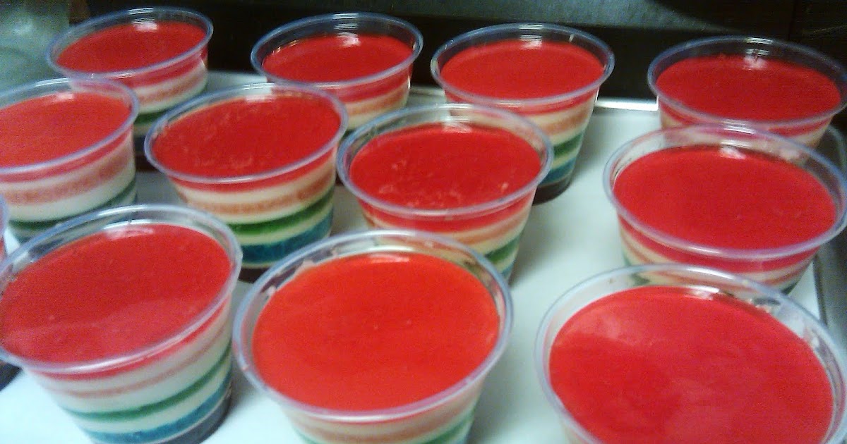 Simply Simmer Rainbow JellO (7 Layer JellO)