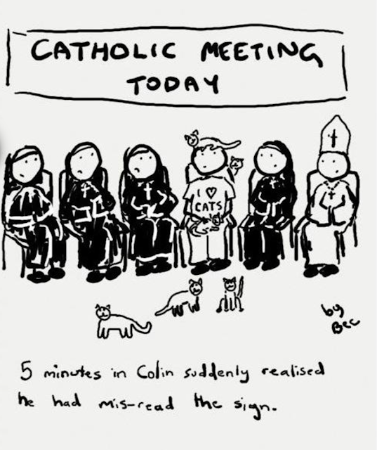 Catholic Meeting Today Cartoon ~ Funny Joke Pictures Catholic Meeting Today Cartoon ~ Funny Joke Pictures