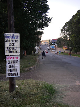 Walking the streets of Mbabane