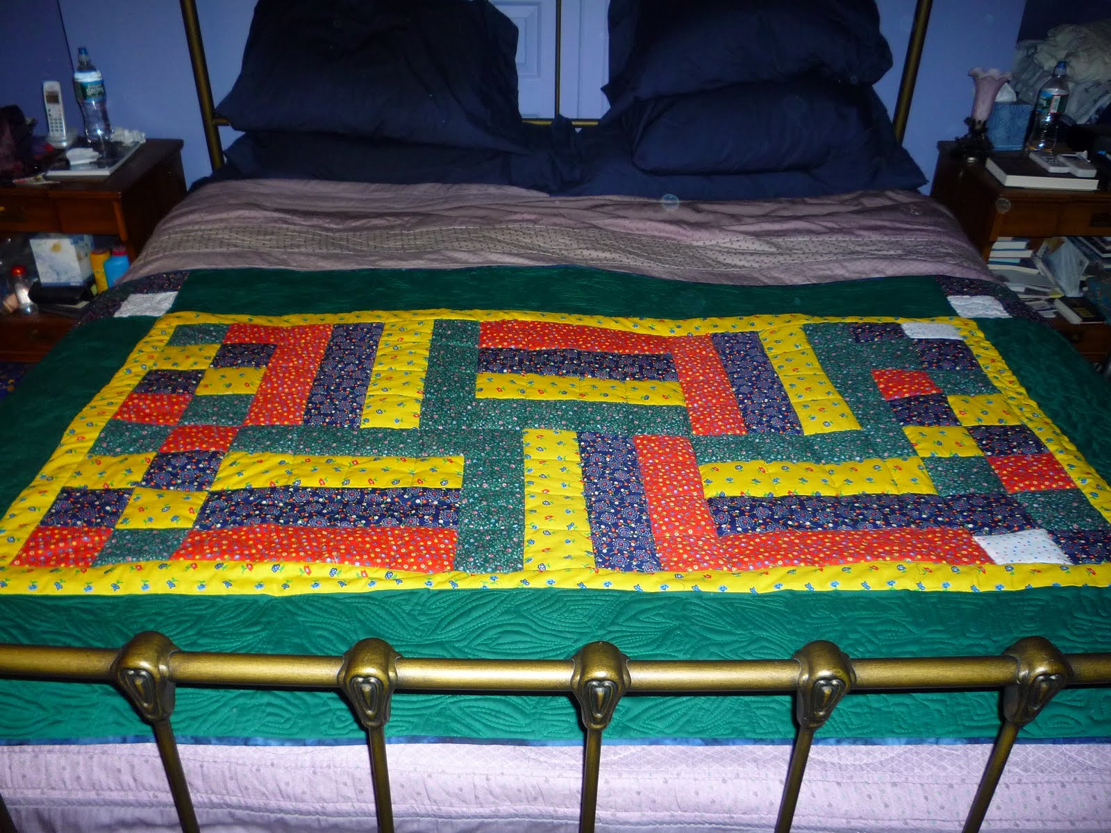 Quiltilicious A Quilter's Journey quilt for Joplin, Finished