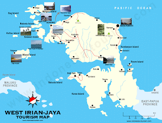 peta Provinsi Papua Barat
