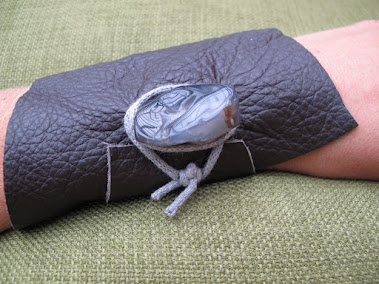 rock and wrap leather cuff
