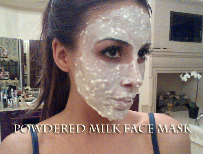 Home Remedy Powdered Milk Face Mask SHE IS PREGNANT