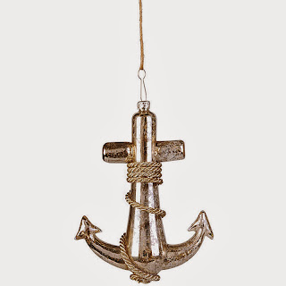 Paper Source anchor ornament