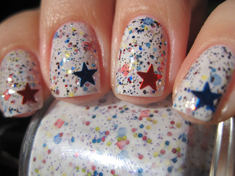 Red, White, and Blue Nails - wide 5