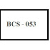 BCS - 053 Web Programming