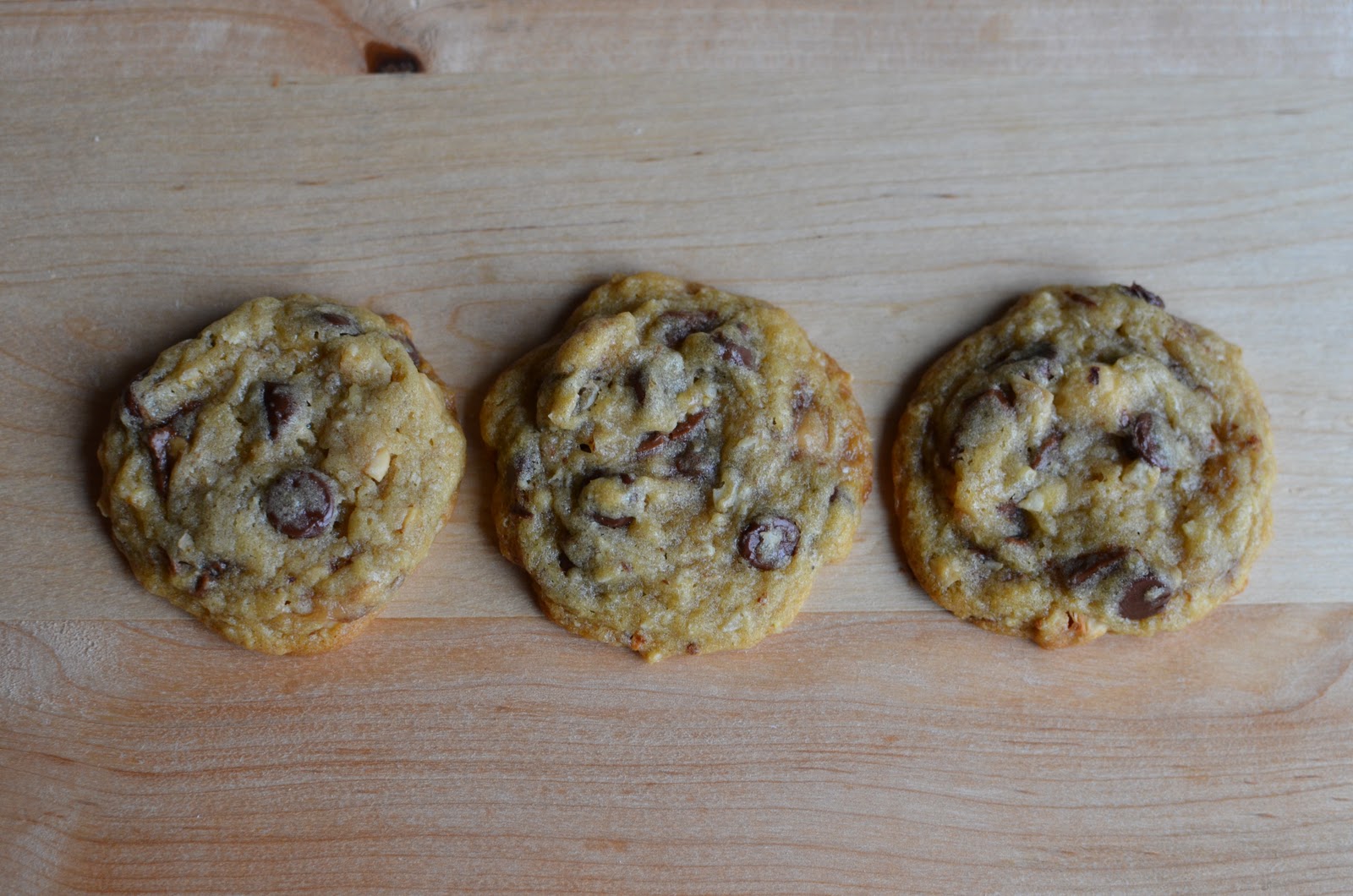 Playing with Flour Hazelnuttoffee chocolate chip cookies