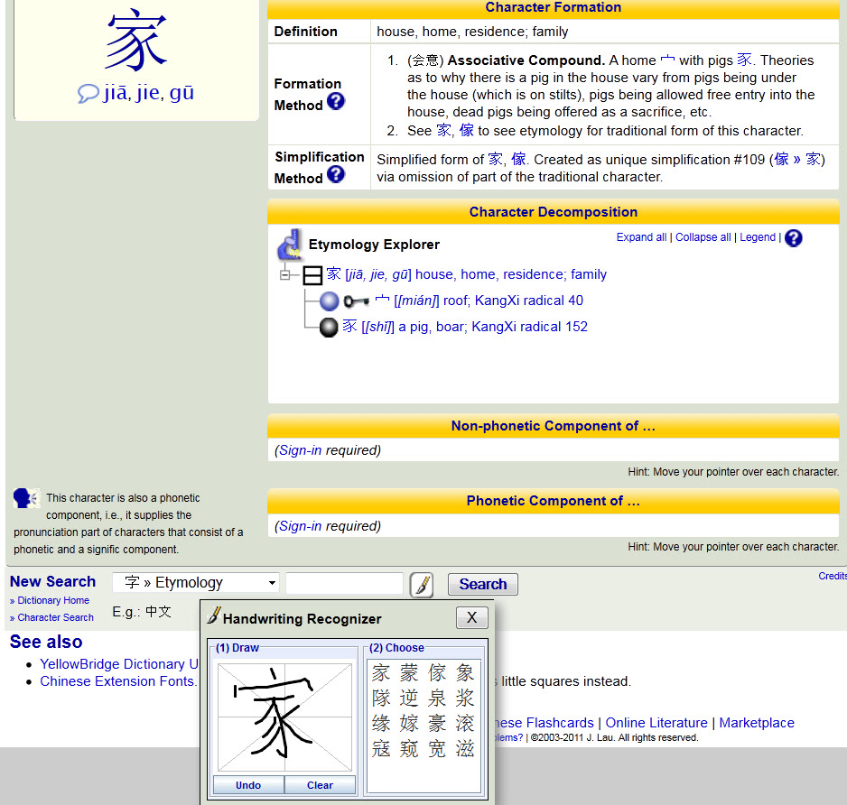 Chinese Character Etymology Chinese Mandarin Learner