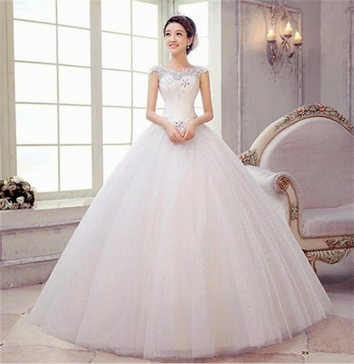 Contoh Baju atau Gaun Pengantin Modern ala Korea Terbaru 2016/2017