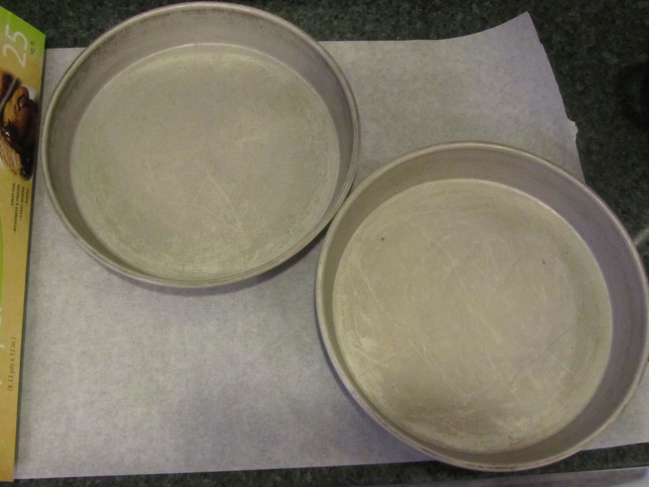 creative savv: The cost of buying parchment paper for baking cake layers