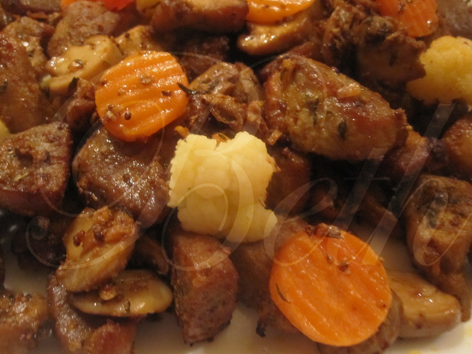 . Viande de Porc à la Portugaise dans L’Actifry / Carne de Porco à Portuguêsa na Actifry