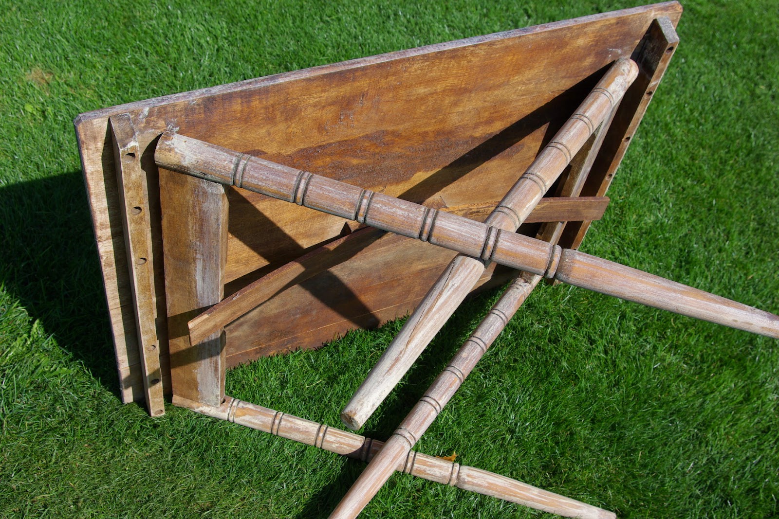 Reclaimed Rustics Vintage Folding Wood Table