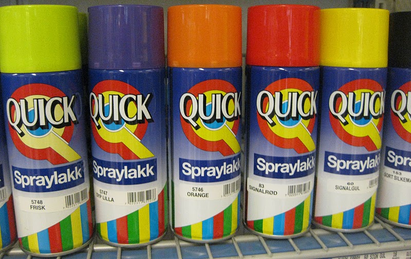Quick spraylakk fargekart