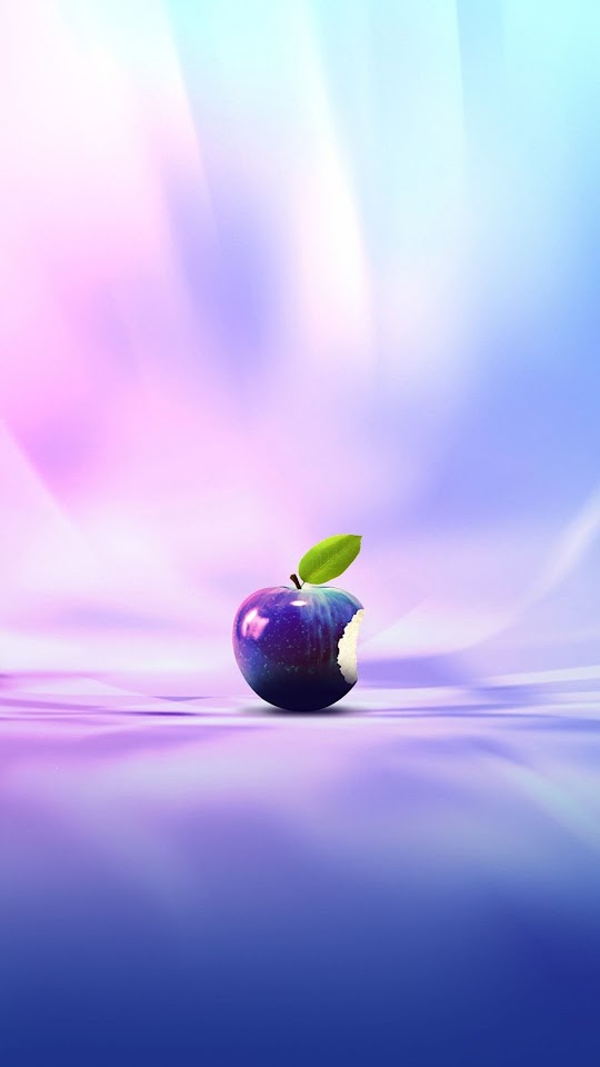   Purple Blue Apple   Android Best Wallpaper