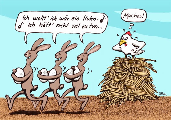 Bianca Schaalburg Ostern auch Hasen machen blöde Sprüche