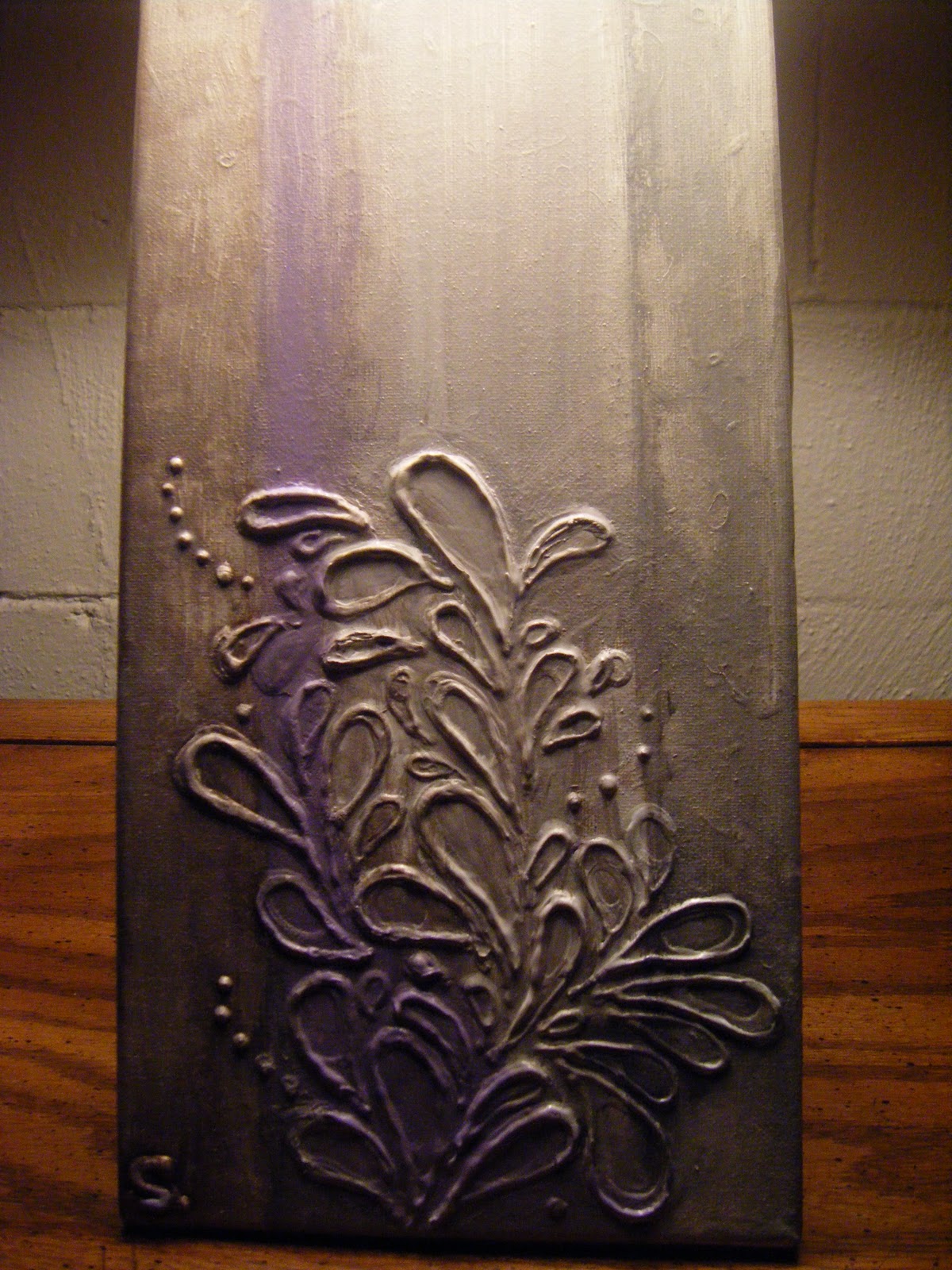 The Daley Dose .puff paint on canvas.