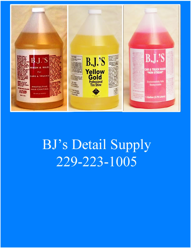 BJ's Car Wash and Body Shop Supplies