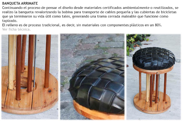 Banqueta Madera Diseño Sustentable $ 900.0 - Eco muebles DINARE por