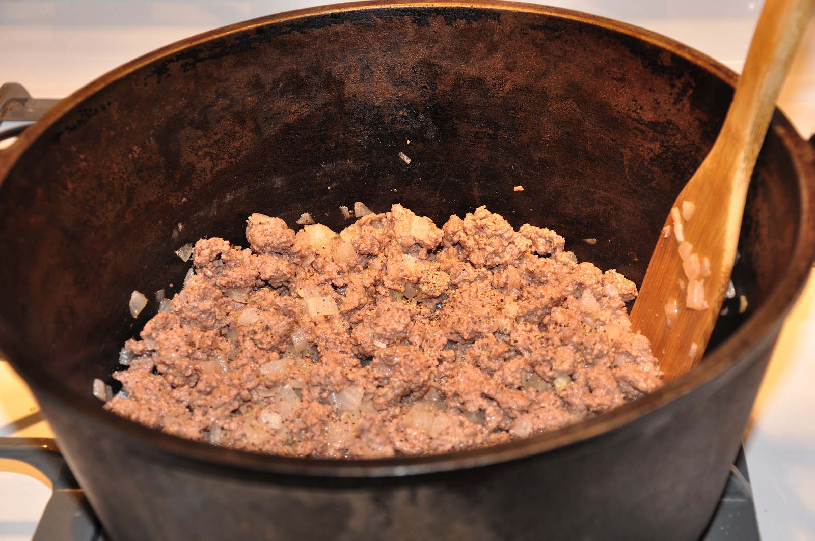 The Changeable Table Stacked Enchilada Dutch Oven Pie