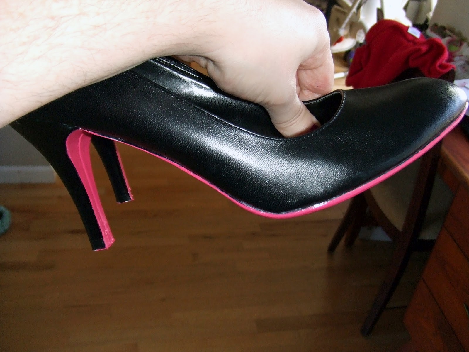 DIY Painted Soles Pretty Girl Science