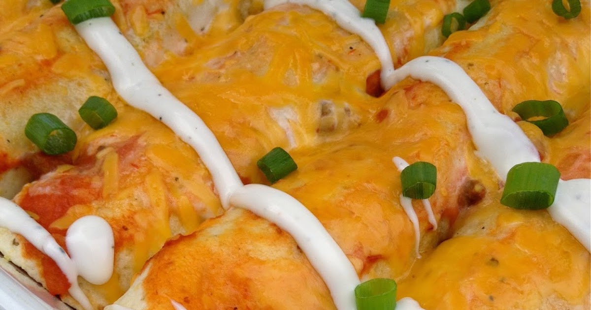 Stephanie Cooks Ranch Chicken Enchiladas