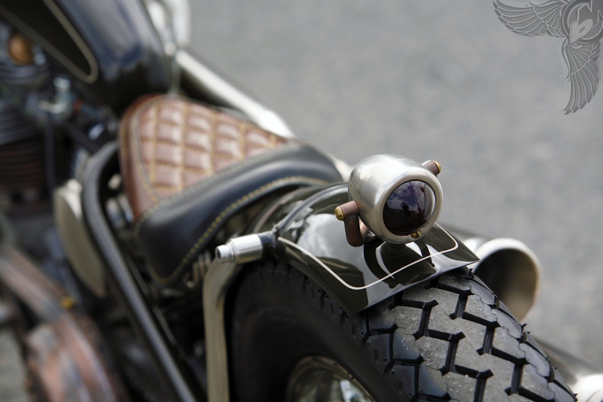 yokohama queen - fender and tail light | heiwa motorcycles