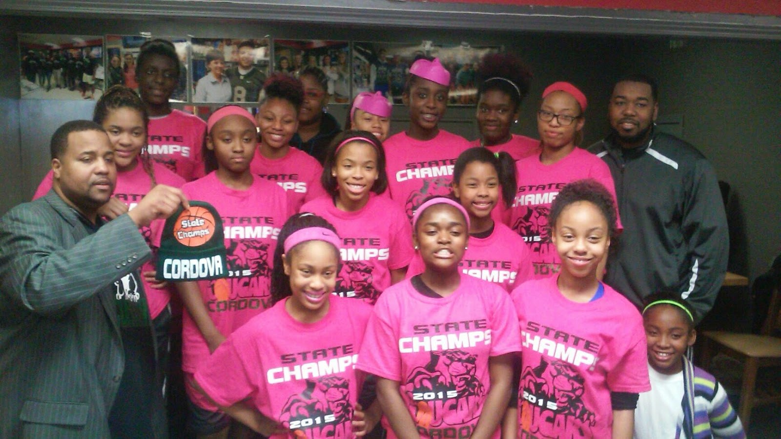 Memphis Girls Basketball Cordova Middle School 290, State Champs