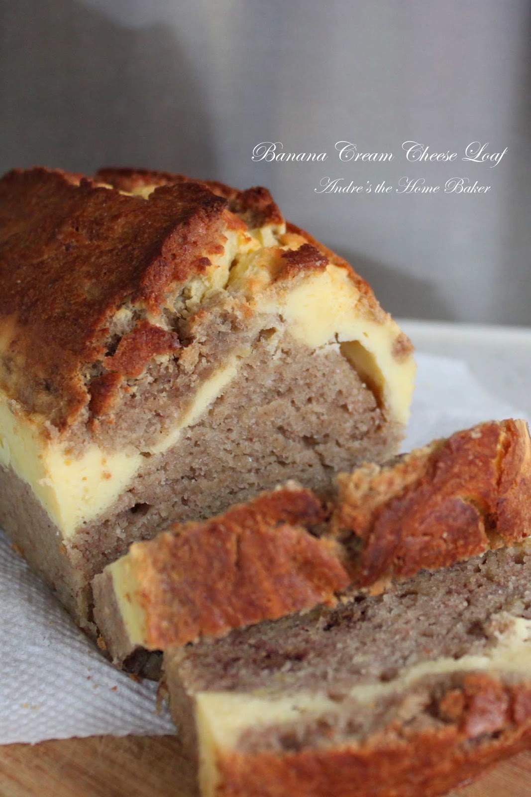 ♥ Banana Cream Cheese Loaf ♥ Andre's the Home Baker