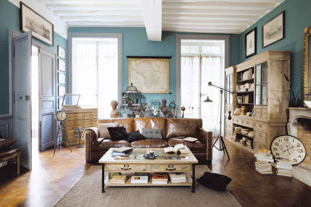 Salas de color celeste - Salas con estilo