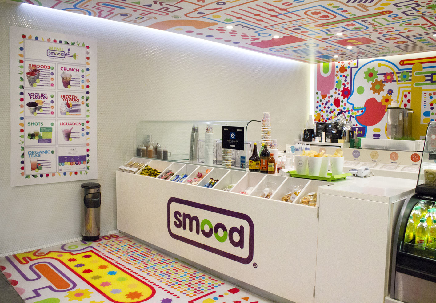 Hisbalit mosaico Smood Juice Bar, México DF