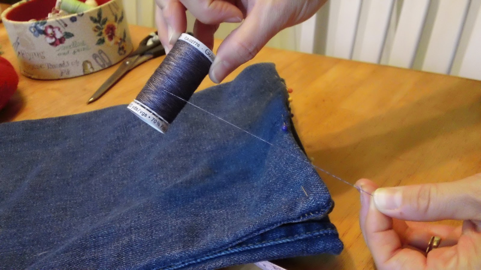 Make Your Life Organized How to Hem Jeans