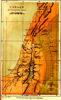 Mapa de Canaán